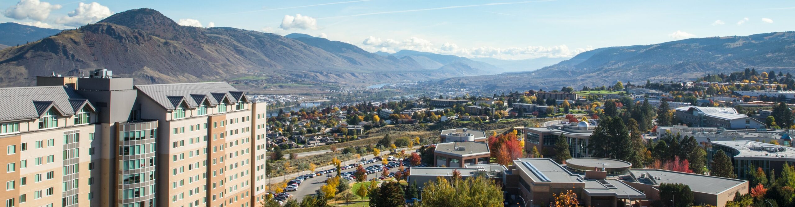 Thompson Rivers University campuses are on the traditional lands of the Tk'emlúps te Secwépemc (Kamloops campus) and the T’exelc (Williams Lake campus) within Secwépemc'ulucw, the traditional and unceded territory of the Secwépemc. Our region also extends into the territories of the St’át’imc, Nlaka’pamux, Nuxalk, Tŝilhqot'in, Dakelh, and Syilx peoples.